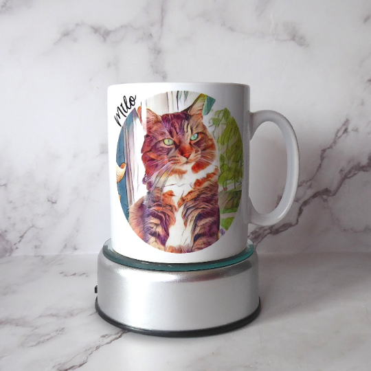 Pet Photo Into Art Mug