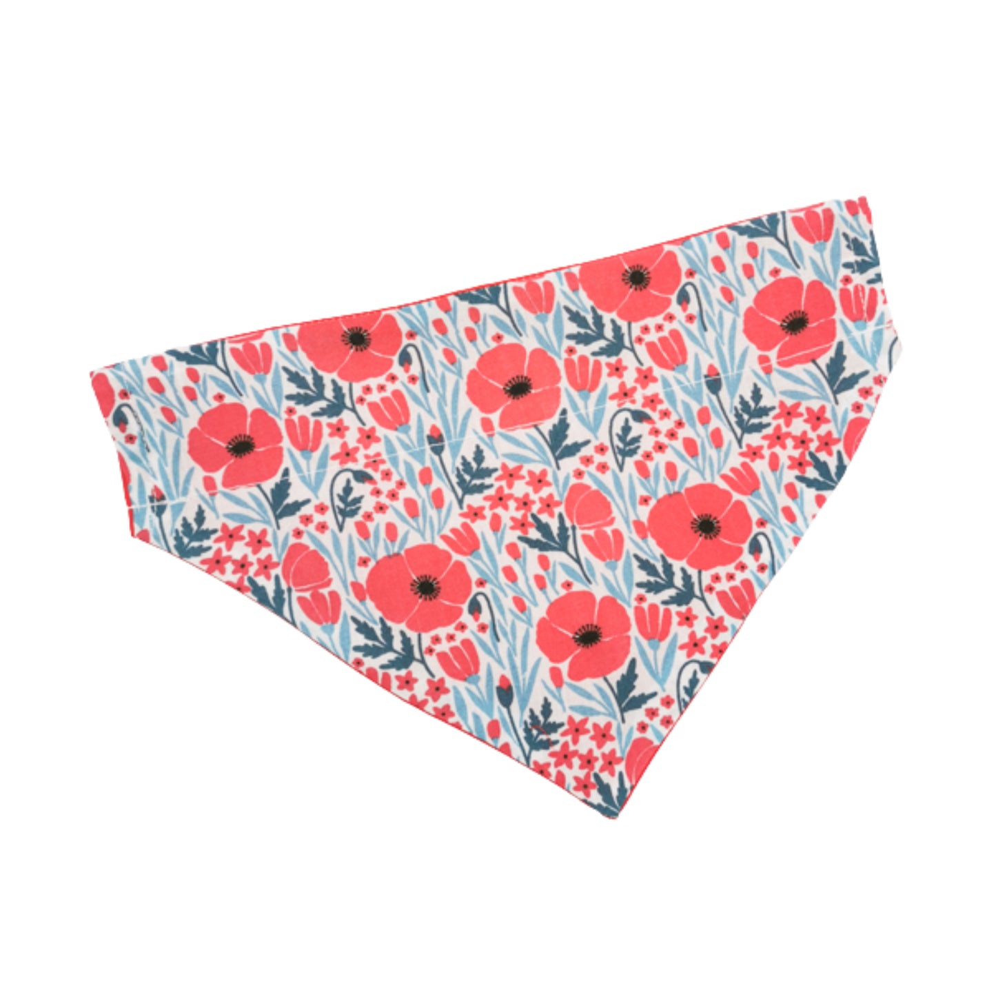 Red Flowers Bandana