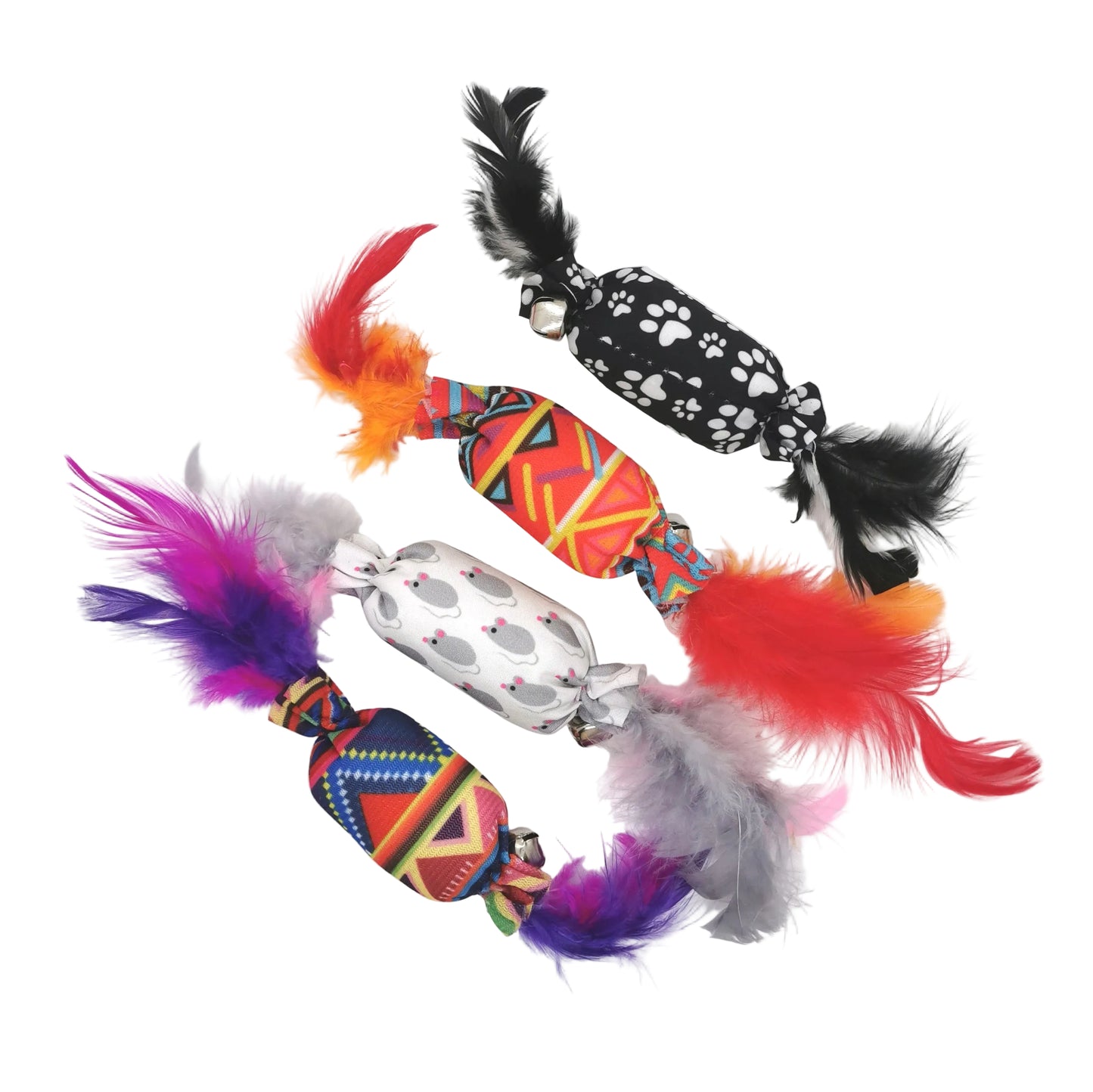 Sweet Shaped Feather Toys