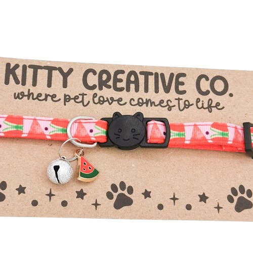 Watermelon Cat Collar