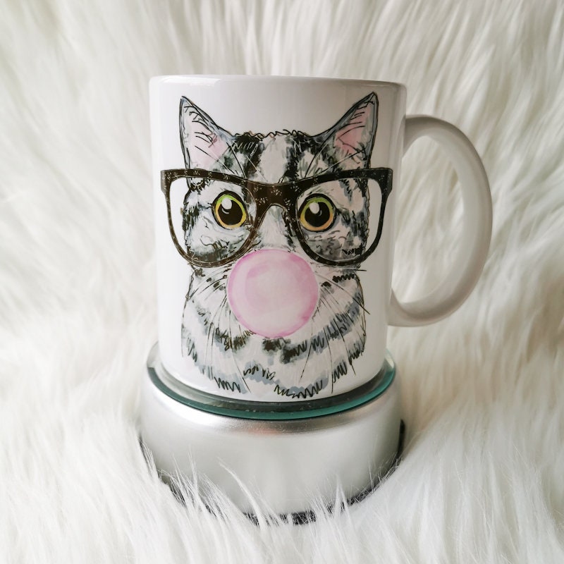 Cat Bubble Gum Mug