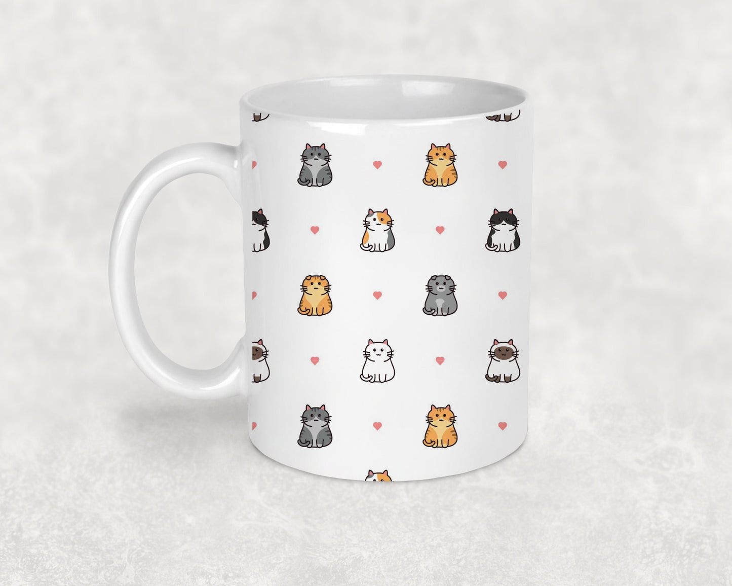 Minimalist Cats Mug